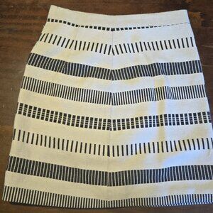 Zara Basic black and white mini skirt